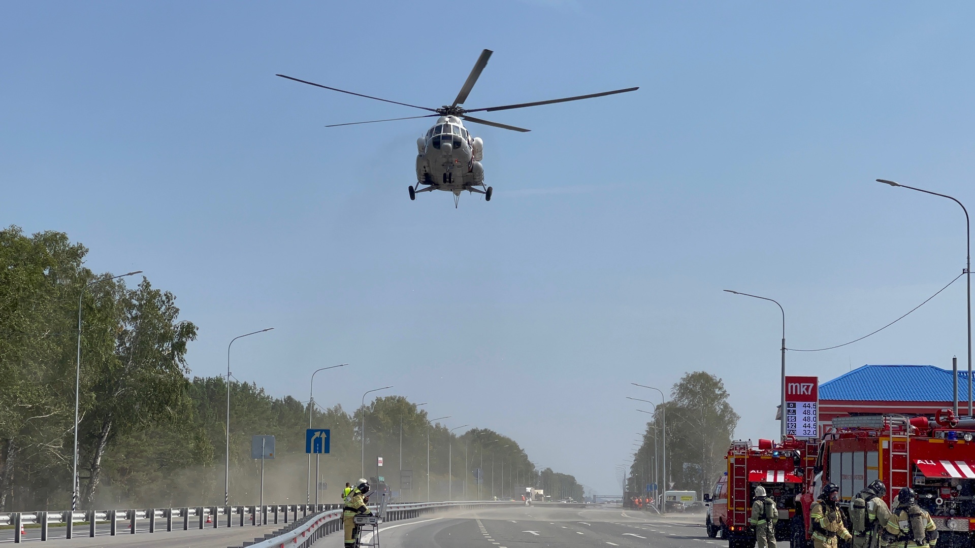 Уралуправтодор провел масштабные учения на автодороге Р-404 Тюмень-Тобольск-Ханты-Мансийск  | 17.08.2021 | Тюмень - БезФормата