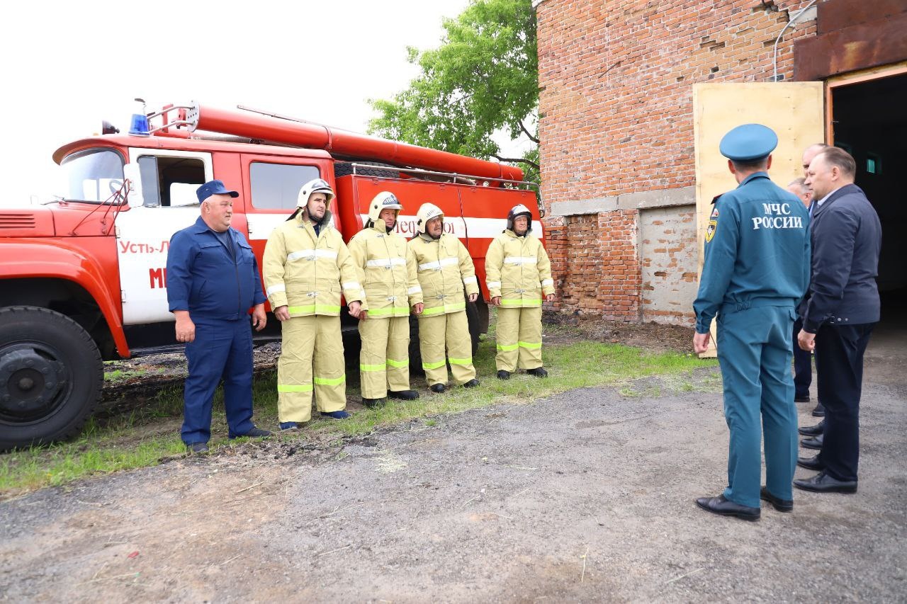 В селе Усть - Ламенка состоялось открытие пожарного поста | 07.06.2022 |  Тюмень - БезФормата