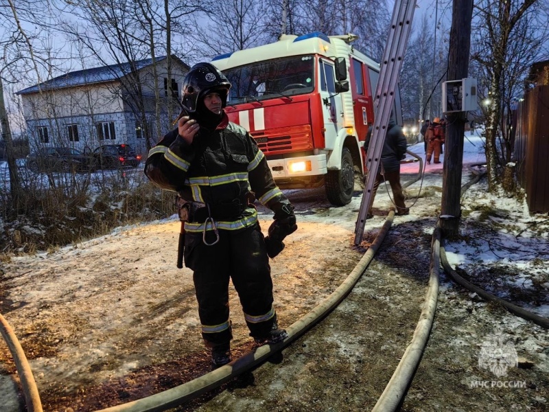 Тюменские огнеборцы ликвидировали пожар в СНТ «Факел»